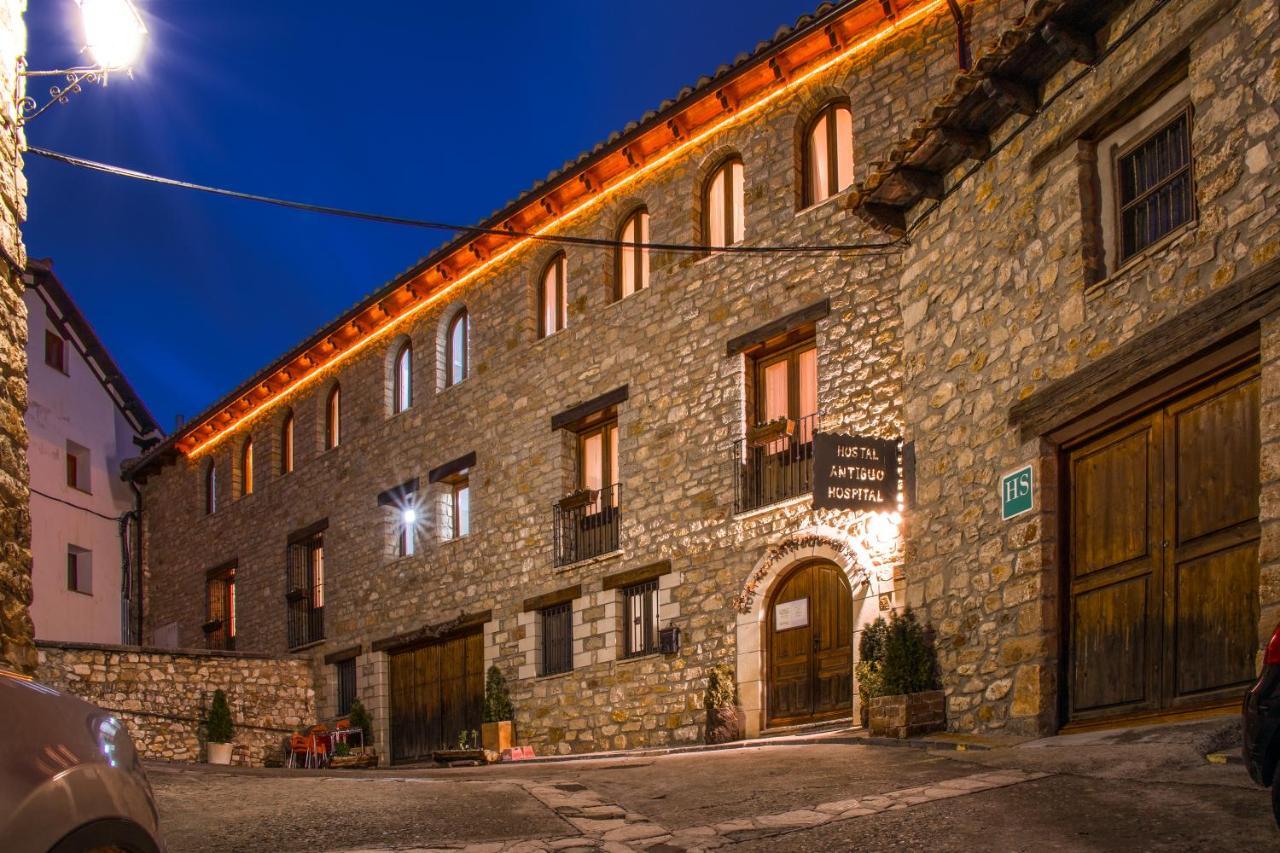 Hostal Antiguo Hospital Linares de Mora Exterior foto